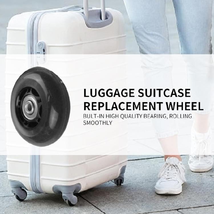 Luggage Suitcase Screw Replacement Wheels Inline Skate PU Wheels Repair Accessories Caster For Enhances Durability