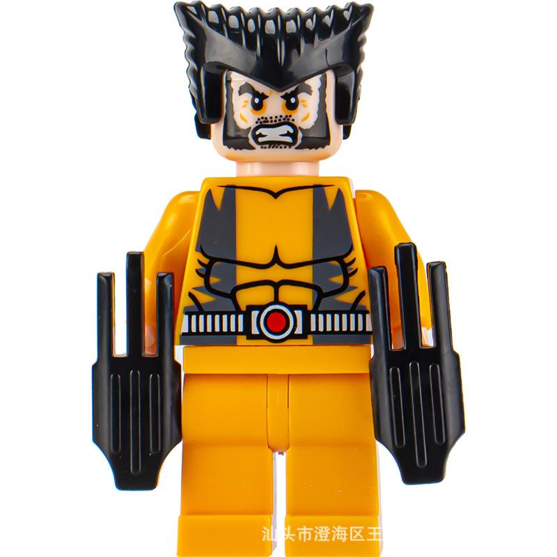 Ninja Warrior Superhero Doll With Weapon Single Building Block Assembly Toy