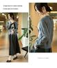 Cardigan da Donna in Cashmere Color Block Girocollo - Moda Autunno/Inverno Maglione Lavorato a Maglia a Scacchi a Rombo