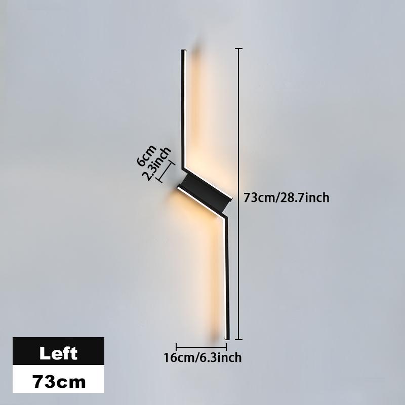 Hockey Interior Wall Light Remote Control LED Wall Lamp Bedroom Decoration Modern Indoor Lighting Lamps 53CM 73CM 93CM LED Light