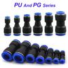Pu Pneumatic Fittings Plastic Connector PG 4mm 6mm 8mm 10/12/14mm 16mmAir Water Hose Tube Push In Straight Gas Quick Connectors