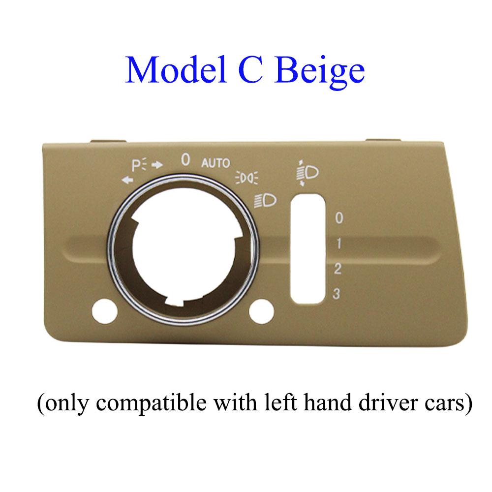 LHD Dashboard Headlight Cover Head Lamp Control Switch Panel Replacement For Mercedes Benz W211 E Class E320 E350 E550 2003-2008