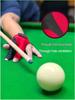 Universal Fingerless Non-slip Billiard Gloves, Elastic and Breathable, Fit Both Hands.