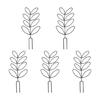 Adjustable PP Plant Support Structure For Flower Pots Climbing Roses Healthy Growth Of Ivies And Other Vine 5 Pack