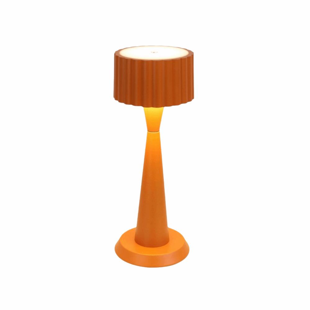 3 Colors Retro Table Lamp Cordless Dimmable Touch Desk Lamp Mood Lighting Wireless Lighting Bedside Ambient Light