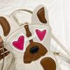 Dog Fun Bag For Lady Girls 2026 Spring Versatile Crossbody Bag High Quality Pu Leather Bag Handbag Femme Casual Cartoo Backpack