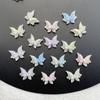 50 Stück Harz Süßer 3D Mini Schmetterling Flache Rückseite Strassstein Scrapbooking DIY Basteln Für Nagel Dekor Schmuck Zubehör