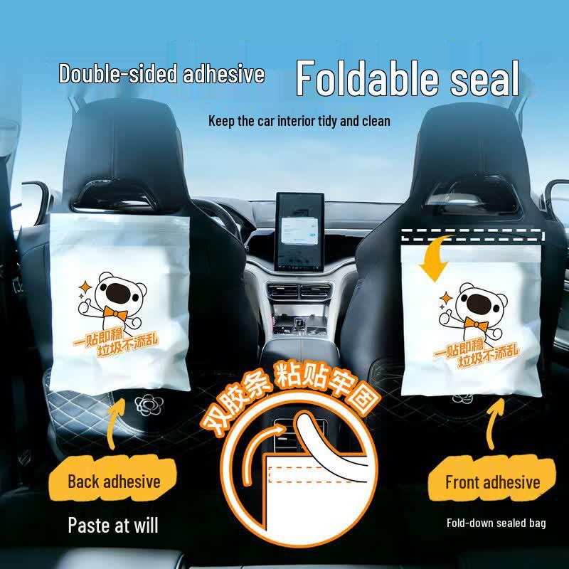 Temeiju Adhesive Car Trash Bags