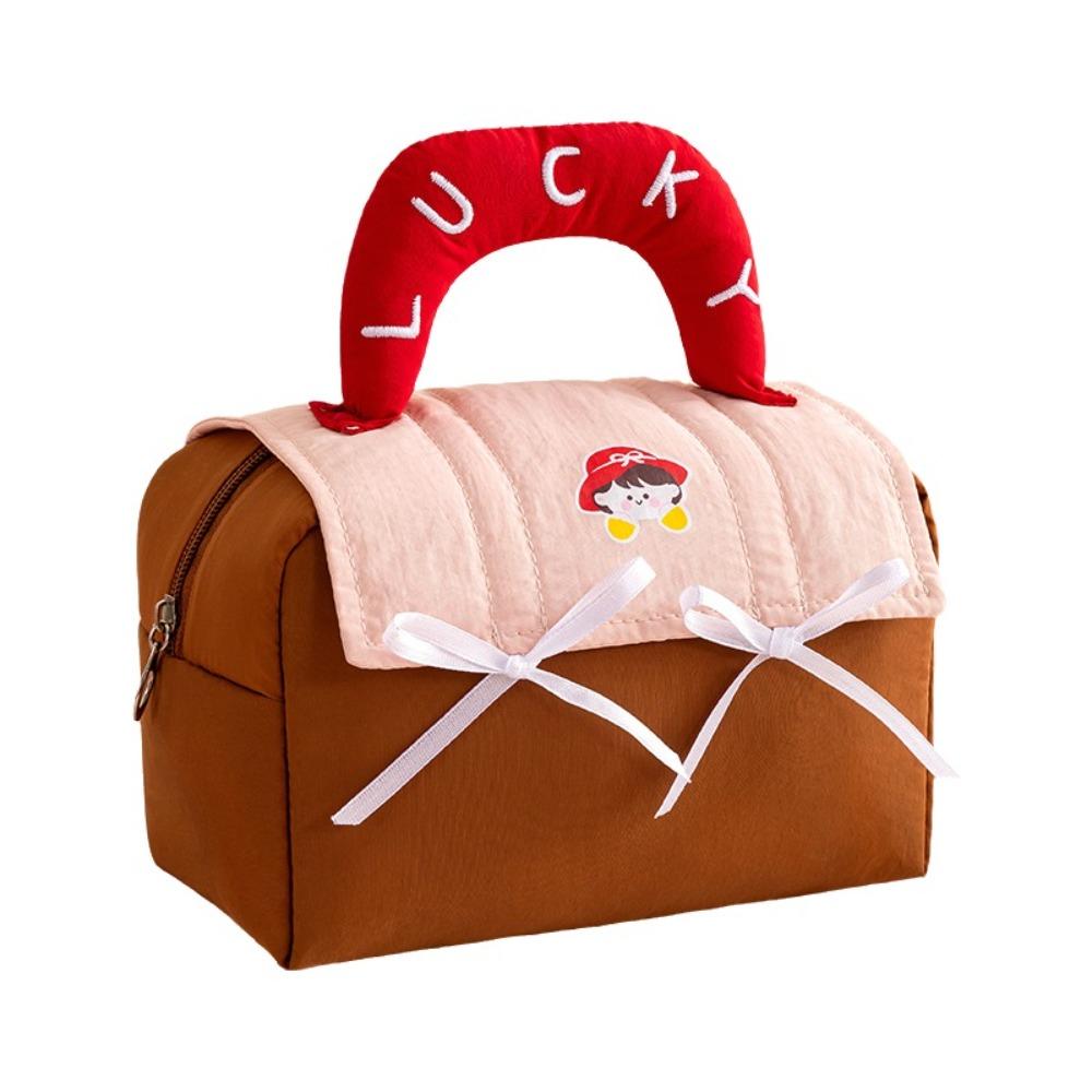 

Multi-functional Large Capacity Makeup Bag Waterproof Zipper-style Toiletry Bag House Shape Cosmetic Bag Women Girls