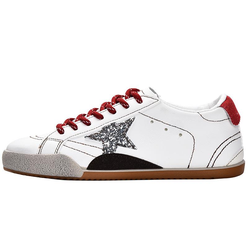 New Product Hot Sale Autumn New Versatile Soft Sole Star Sports Casual Shoes Women's Board Shoes 1088