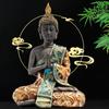 Buddha Statue Thailand Skulptur Harz Handgefertigt Buddhismus Hindu Feng Shui Figur Meditation Heimdekor Ornament