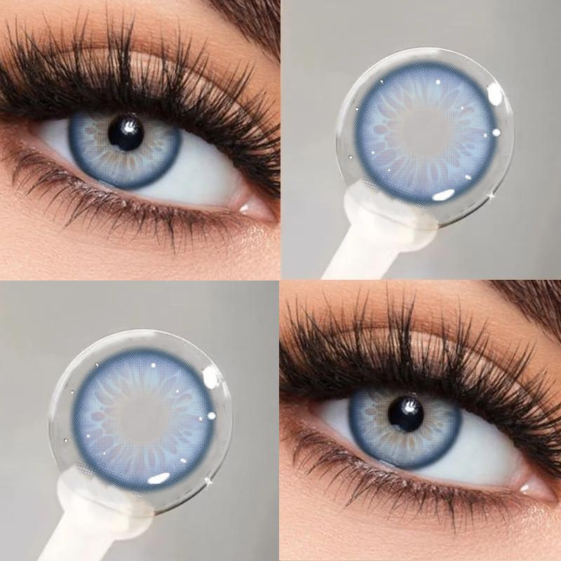 Kontaktní čočky Mill Creek 2 ks s technologií Grade Iris, řada 14,5 mm/14,0 mm, měkké hydrogelové kontaktní čočky Mill Creek, roční použití