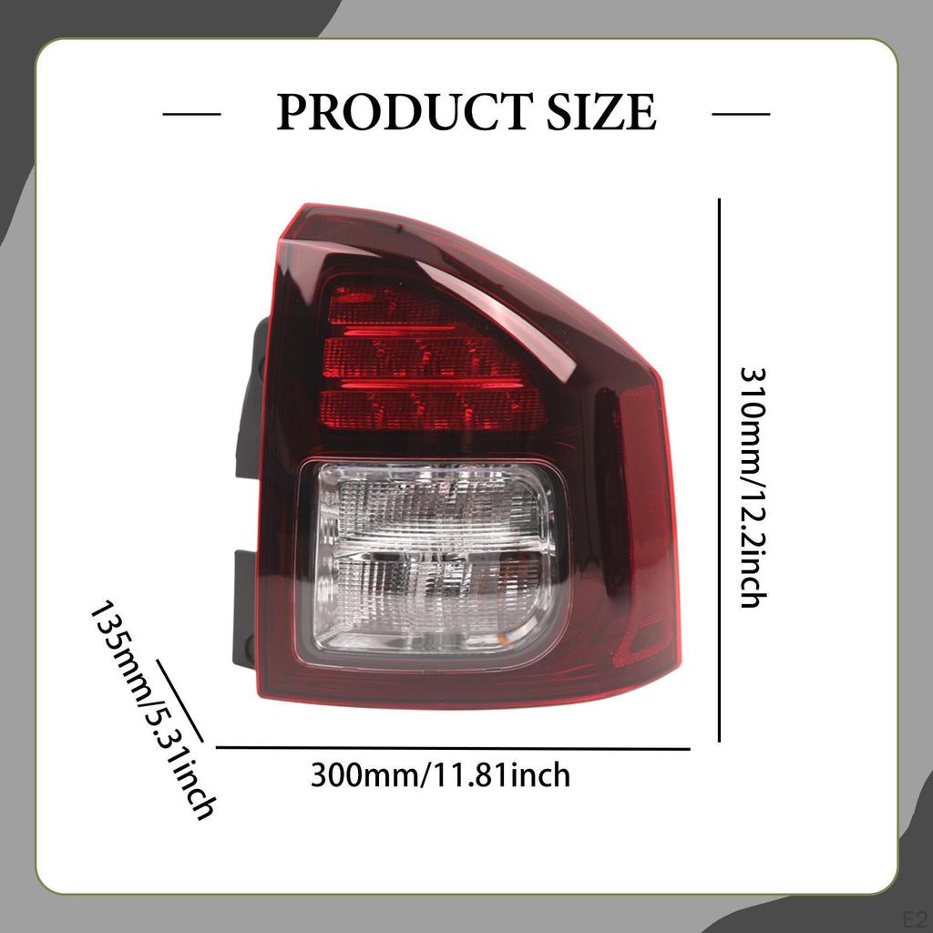 Right Taillight Assembly, 5272908Ab Easy Installation, Directly Replace, Car Accessory High