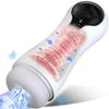 Maschio Masturbazione Tazza Automatica Succhiare Reale Orale Della Vagina Aspirazione Vibratore Masturbatore Giocattoli Del Sesso Per Gli Uomini Pompa Vibrante Macchina