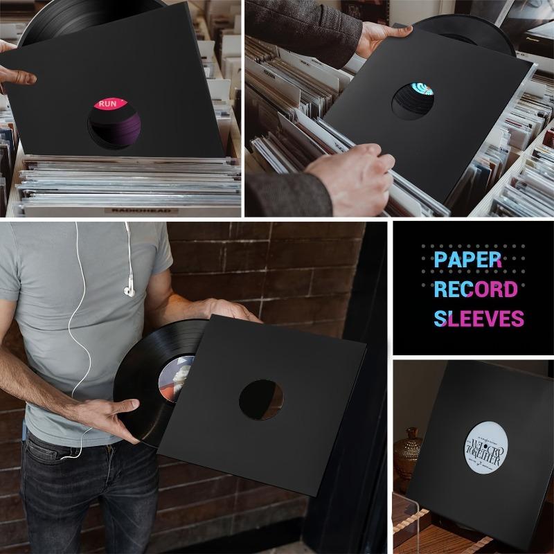 50/100pcs 7 Inch Vinyl Record Sleeves Paper Record Covers for Album Jacket Covers Collection Storage Dust and Scratch Protection