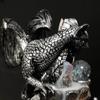 1pc Creative Handicrafts Home Decor Ornaments Pterosaur Waterfall Backflow Incense Burner LED Incense Holder Dragon Censer
