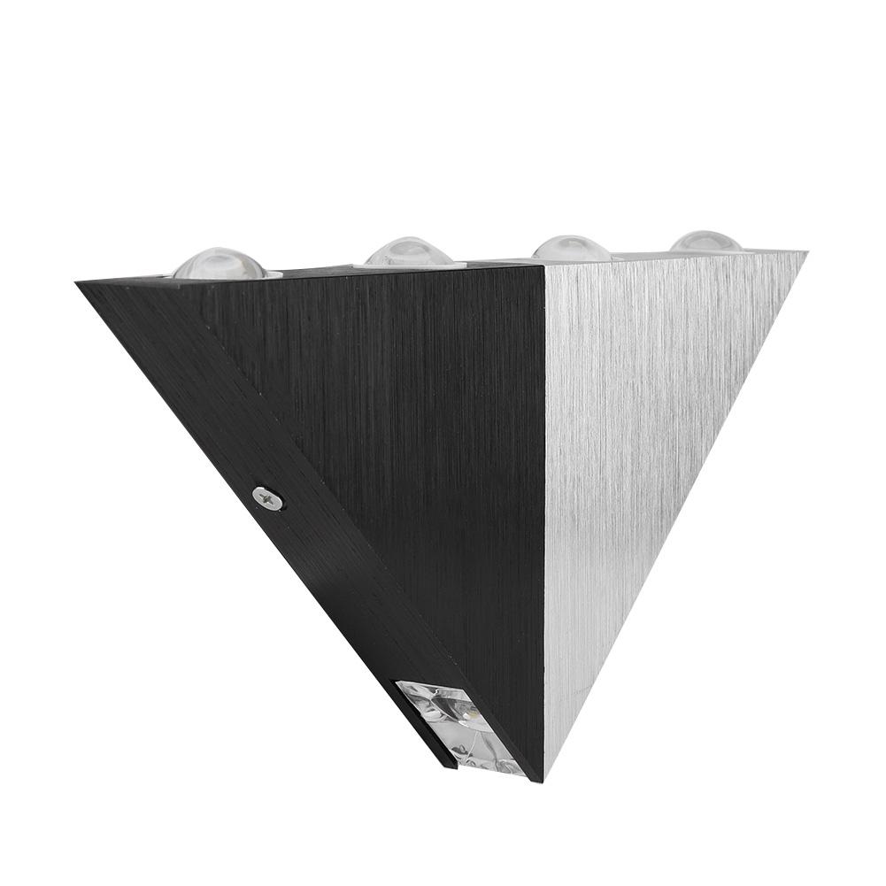 AC85 265V 5W LED Wandleuchte Dreieck Wandleuchte Lampe für Zuhause Schlafzimmer Bar Café Kaltweiß