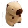 Leuchtende Capybara Plüschtiere Nachtlicht Plüschtier Niedliche Animations-Capybara-Puppe Schlafendes Beruhigendes Spielzeug Geschenk für Freundin LED-Spielzeug