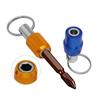 3Pcs 1/4inch Hex Shanks Keychains Extension Bar Set for Electric Driver Handhelds Driver and Bit Easy to Carry