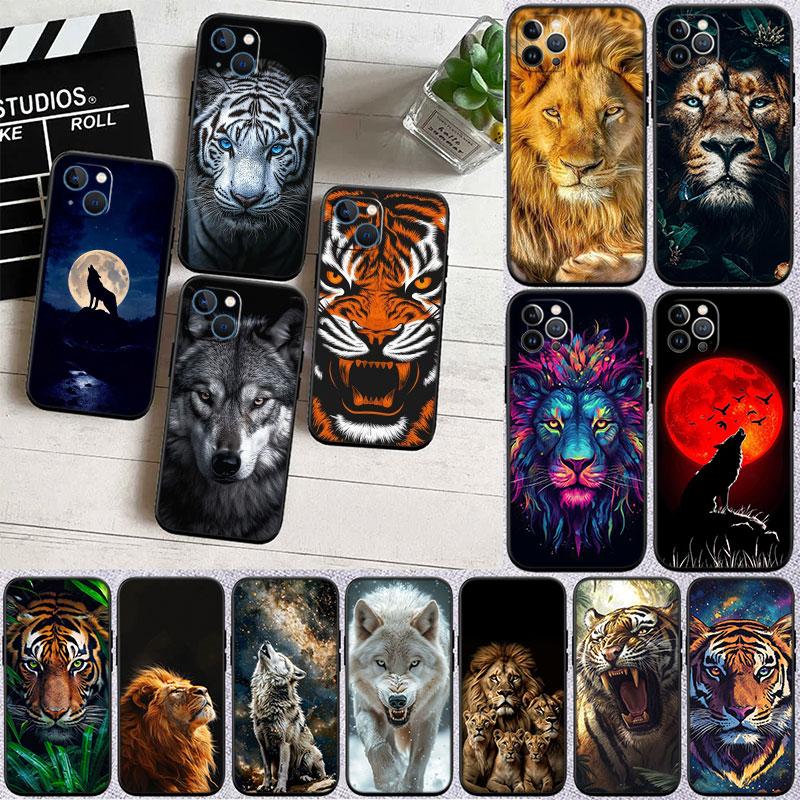 Wolf Tiger Lion New High-End Cover Phone Case for Redmi Note 13 14 Pro+ Plus A3 13X 13C 14S 14C