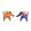Cotton Elephant Design Tealight Candle Holder, Pack of 2