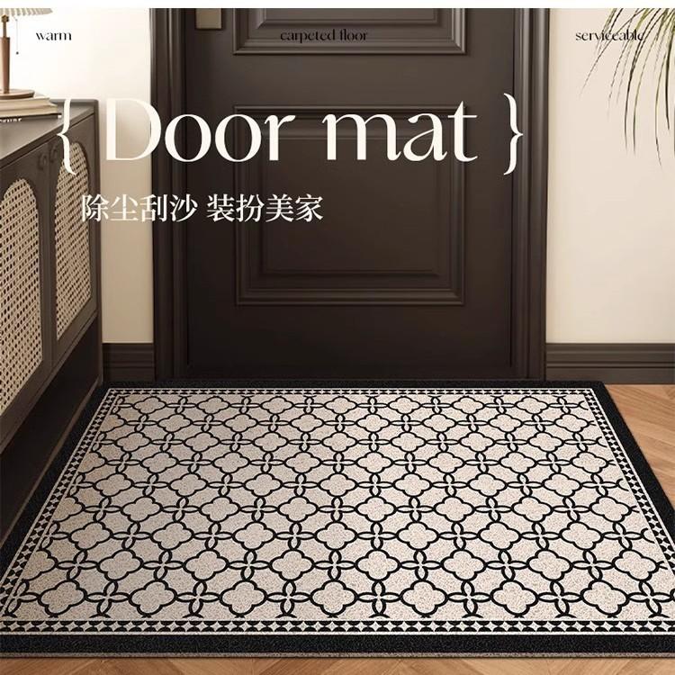 Door Floor Mat Door Entrance Silk Ring Dirt-Resistant Non-Slip Mat Household Leave-In Porch Floor Mat Can Be Cut Carpet