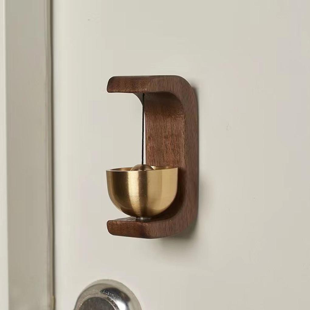 Vintage Door Bell With Delicate Pattern For Retro Style Bedroom Door No Tool