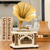 Retro European Style Bluetooth Gramophone: Fashionable Multifunctional Mini Speaker & Living Room Decorative Gift