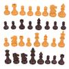 Chess Pieces Only PS Plastic Replacement   Chessmen Figurine Pieces 49mm Height King for Party Relaxing(Black White )