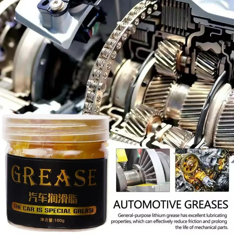 Grease Car Bearing Lubricant 100g High Low-Temperature Resistance Yellow Grease Waterproof Auto Hub Bearings Lubricating Oil