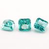 9A Ice Flower Cheyba Green Synthetic Gemstone Loose Stone for DIY Inlay Ring or Pendant.