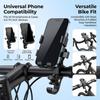 Shockproof 360° Rotating Phone Mount for Bicycles, Electric Scooters, and Motorcycles