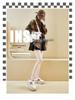 Korean Style Women's 2025 Spring Forrest Gump Shoes - Thick-Soled, Height-Increasing Casual Running Shoes HL871-1