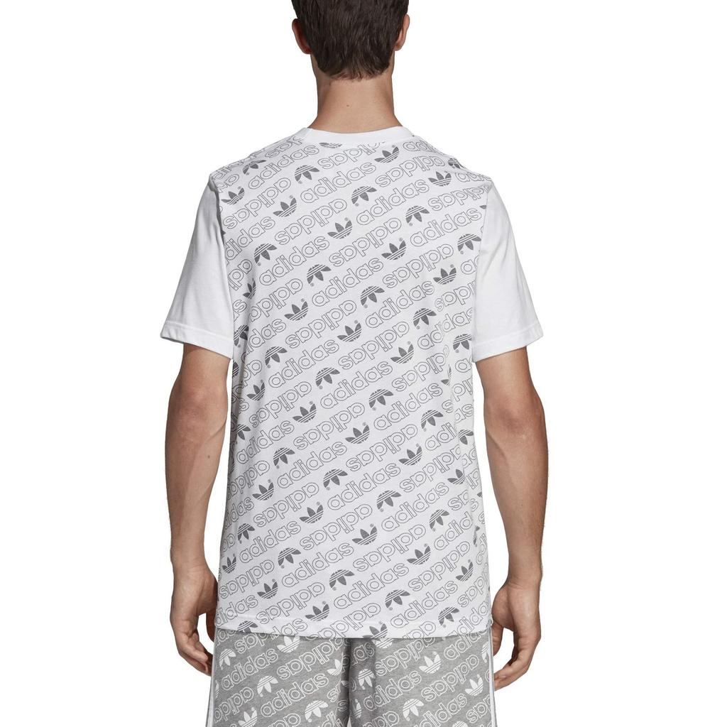 Adidas Originals MONOGRAM TEE T Shirt Men's White DV2034