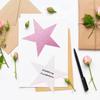 Shiny Five Pointed Star Eight Colors Paper Cuttings Stickers for Christmas Thanksgiving Wedding Room and Classroom Decoration