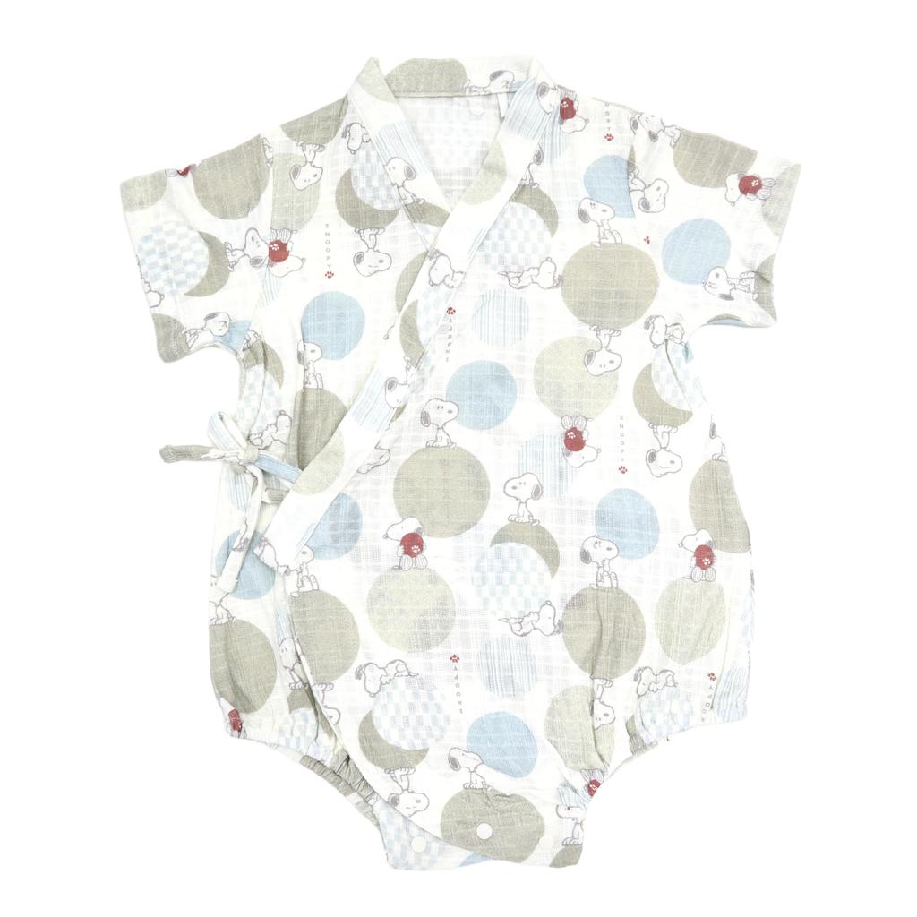 Takihyo Snoopy Jinbei Coverall Romper for Baby Boys and Japanese Size 215152615 Girls, Pattern, 80,