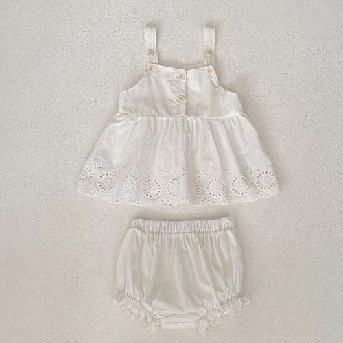 2025 New Summer 0-3Yrs Children Clothes Suit Sleeveless Solid Color Denim Vest+Shorts Newborn Baby Girls Clothing Set