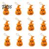 12 Pcs Halloween LED Pumpkin Lantern, Spooky Hanging Lighted Pumpkin Light with Witch Hat for Indoor Outdoor Home Party Decor