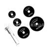6-Piece Circular Saw Blade Set for Woodworking & Metal Cutting, 3.17mm Hand Drill & Electric Grinder Blades