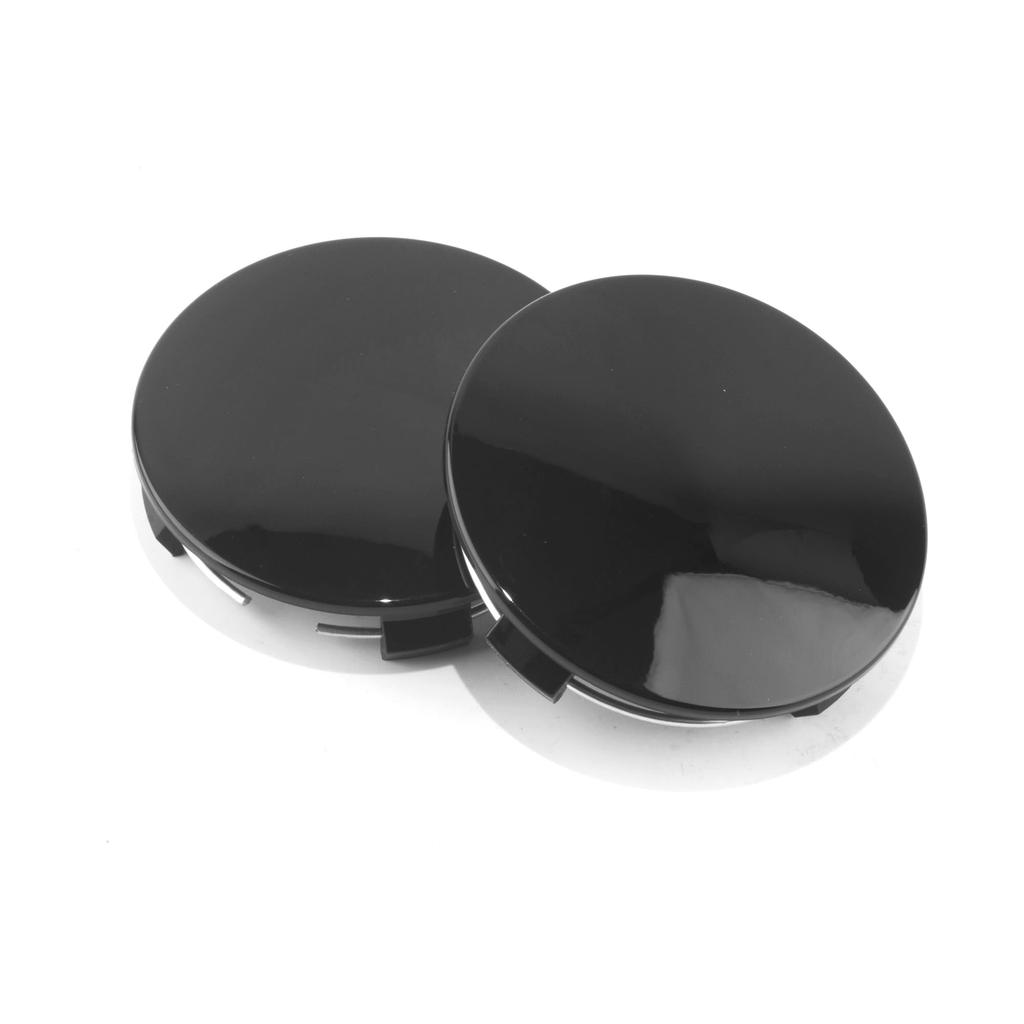 Radnabendeckel 83mm 74.3mm 4 Stück Radnabendeckel Hochglanz Schwarz Radkappen