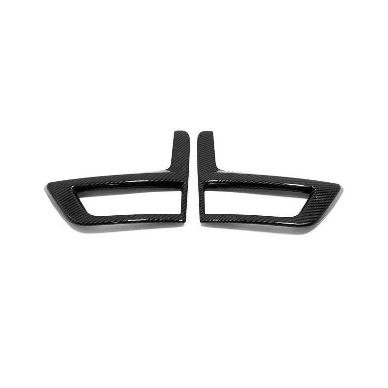 For Nissan X-Trail X Trail T32 Rogue  2017 -  ABS carbonfiber front Rear Fog Light Lamp cover Foglight Decoration Cover Trim