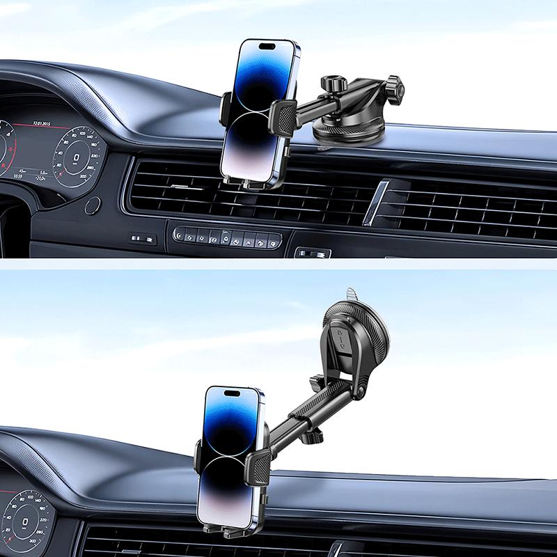 Phone Holder for Car Strong Suction Cup Windshield Dashboard Cockpit Adjustable 360° 4-7