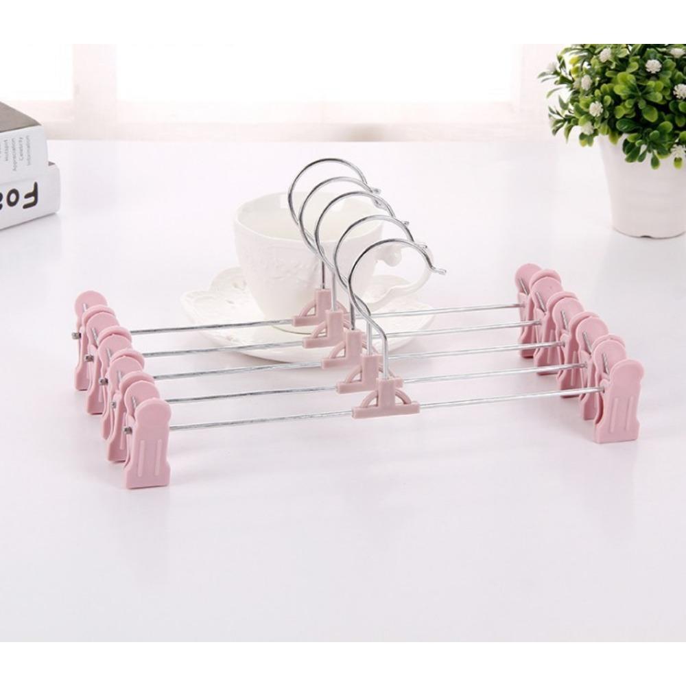Non Slip Plastic Pants Clip Seamless Pants Rack Pants Clip Skirt Clip Underwear Hanger Home Clothing Store Hanger Drying Rack 5pcs