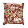 Nordic Victorian Angel Cushion Cover Velvet Fairies Sea Throw Pillow Case Living Room Decoration Pillowcase