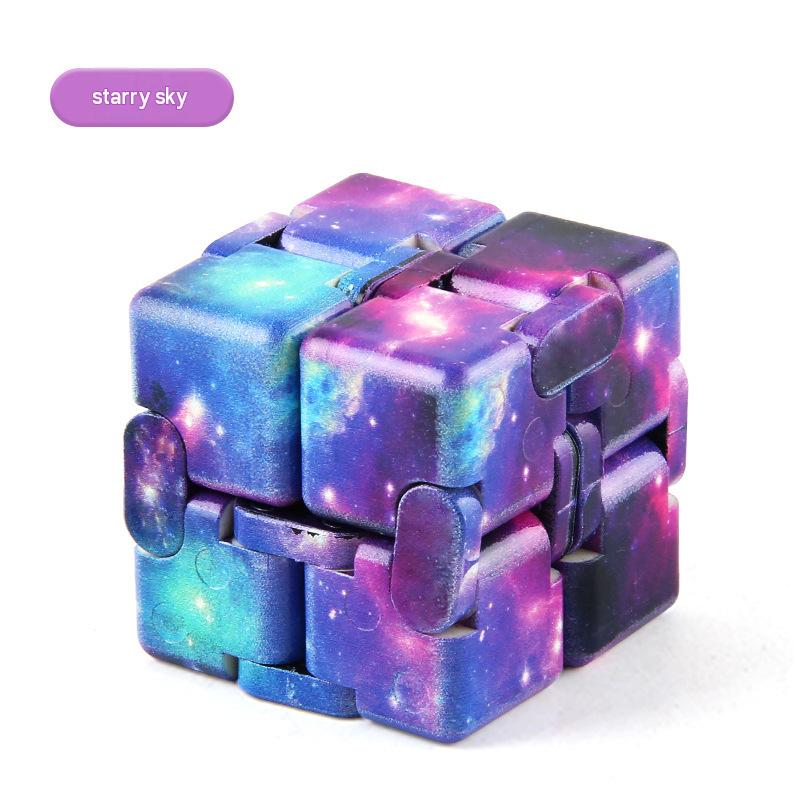 Halloween Stress Relief Cube Infinite Fidget Toy for Kids Christmas Gift Decompression Puzzle Finger Toy