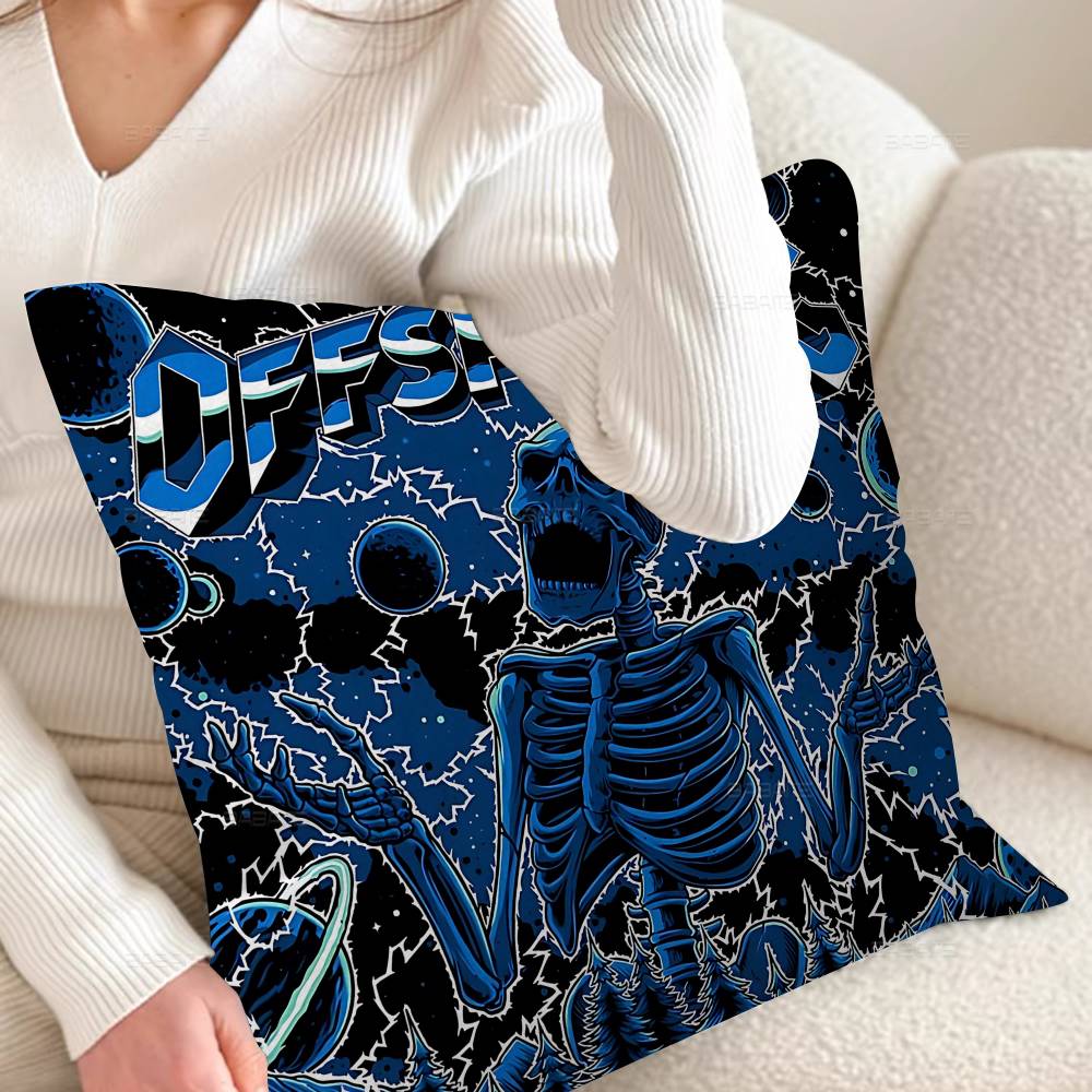The OOffspringS Band Pillowcase Toon Gift Cushion Cover Bedroom Home Sofa Chair Seat Decor Pillow Case