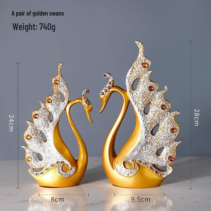 Modern Minimalist Resin Crafts: Wine Cabinet & Living Room Decor - Ideal for Office or Housewarming Gifts