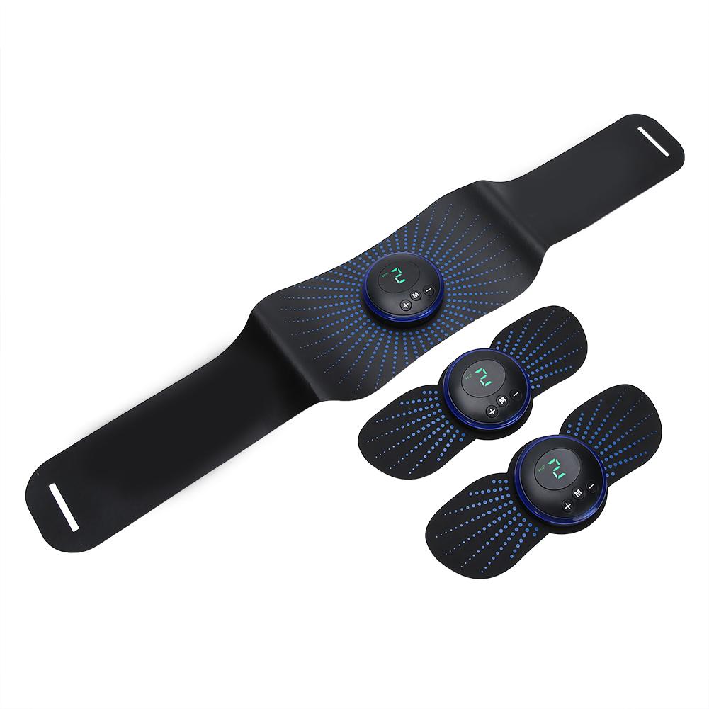 EMS Abdominal Muscle Belt Arm Leg Muscle Training Stimulator (Blue Charging Belt Type)