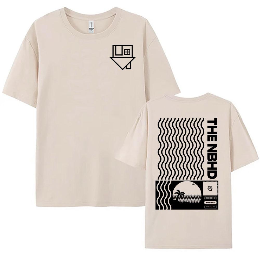 Wiped Out Album Tlačené Tričká The Neighbourhood NBHD Kapela Tričko Bavlna Vysoká Kvalita Letné Tričko Dámske Pánske Oblečenie Tee