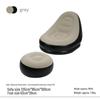 Portable Inflatable Sofa Chair - Thickened Flocking for Camping, Leisure, or Bedroom Use